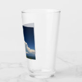 Weiße Puffy-Wolke Glas (Links)