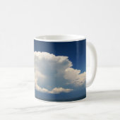 Weiße Puffy-Wolke Kaffeetasse (VorderseiteRechts)