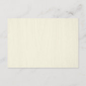 Weiße Pumpkin Fall Blumenbücher für Babywindeln Begleitkarte (Rückseite)