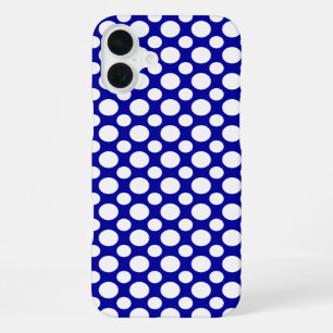 Weiße Punkte groß und klein iPhone 8/7 Hülle iPhone 16 Plus Hülle