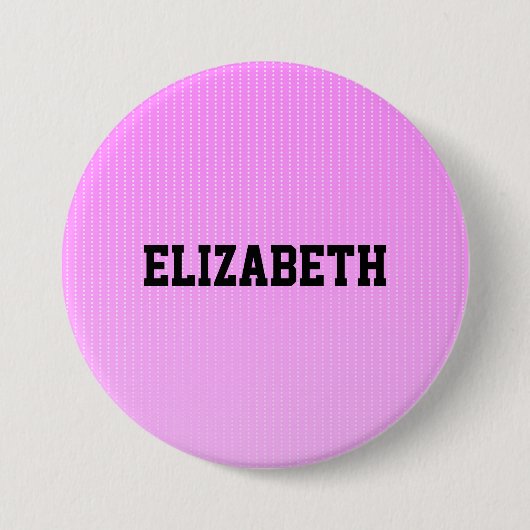 Weiße Punkte rosa Muster Button (Vorderseite)