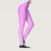 Weiße Punkte rosa Muster Leggings (Rechts)