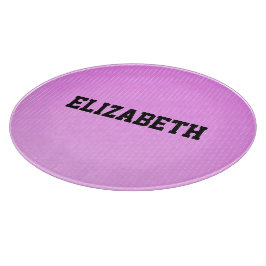 Weiße Punkte rosa Muster Schneidebrett