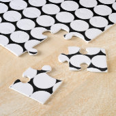 Weiße Punkte/schwarzer Hintergrund frustrierendes Puzzle (Seite)