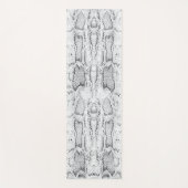 Weiße Python-Schlangenhaut-Druck-Yoga-Matte Yogamatte (Vorderseite)