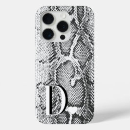 Weiße Python-Schlangenhaut - Reich Elegant Monogra Case-Mate iPhone Hülle