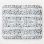 Weiße Python-Schlangenhautdruck Mousepad (Vorne)