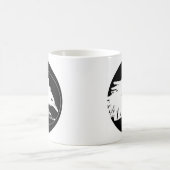 Weiße Raben-Tasse Kaffeetasse (Mittel)