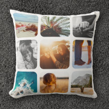 Weiße Rahmen mit 18 Foto, beidseitig gegrillt