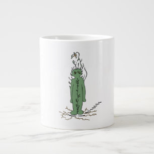 Weiße Raumfahrer Nazca Linie Spezialitäten-Tasse Jumbo-Tasse