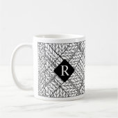 WEISSE RAUTE STRICK Weiße Tasse + Erste Stufe II (Links)