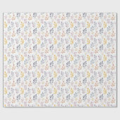 Weiße RegenbogenBlätter Geschenkpapier (Flach)