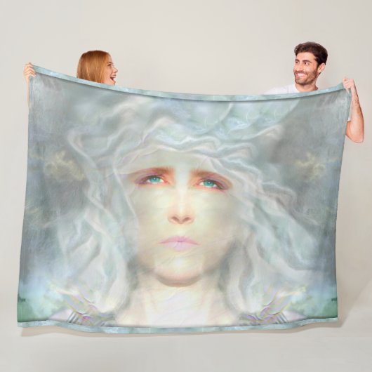 Weiße Renaissance Fleece Blanket (Beispiel)