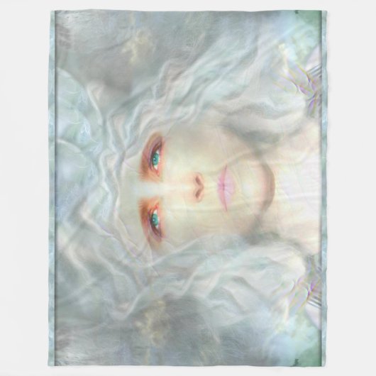 Weiße Renaissance Fleece Blanket (Vorderseite)