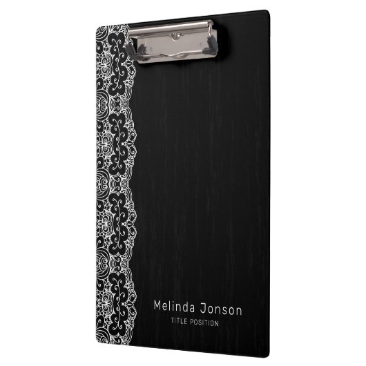 Weiße Retrospitze Klemmbrett (Links)