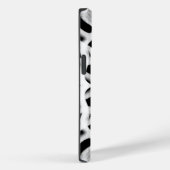 Weiße Rohrleitung auf schwarz Case-Mate iPhone Hülle (Rückseite / Rechts)