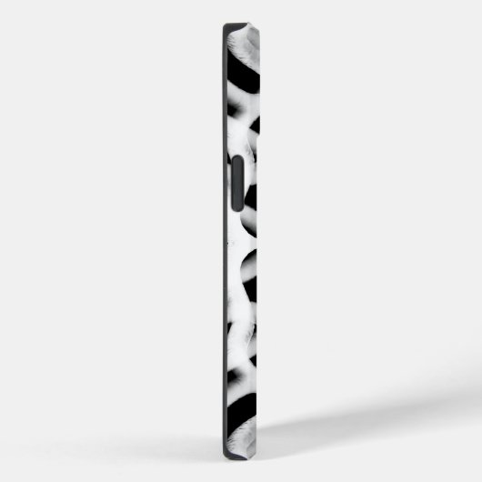 Weiße Rohrleitung auf schwarz Case-Mate iPhone Hülle (Rückseite / Rechts)