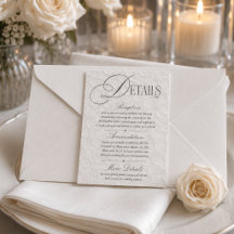 Weiße romantische florale Hochzeitsdetails