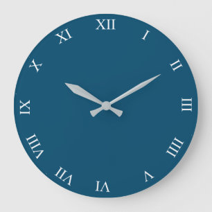 Weiße römische Zahlen Uhr Uhr Uhr