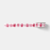 Weiße rosa Streifen Geburtstag Satinband (Vorderseite)