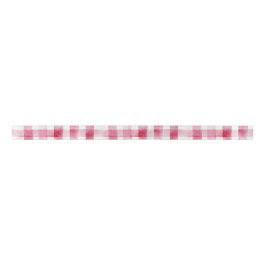 Weiße rosa Streifen Geburtstag Satinband
