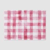 Weiße rosa Streifen Geburtstag Seidenpapier (Vorderseite)