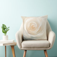 Weiße Rose abstrakte Blumenmalerei