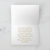 Weiße Rose. Danke Mutter für meine Hochzeit (Innenseite)