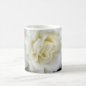 Weiße Rose Kaffeetasse (Mittel)