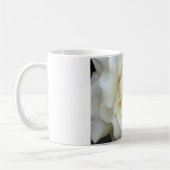 Weiße Rose Kaffeetasse (Links)