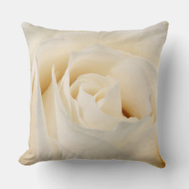 Weiße Rose Kissen