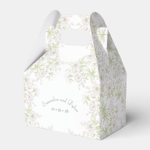 Weiße Rose Klassische Hochzeit Geschenkschachtel