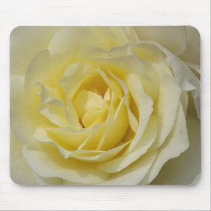 Weiße Rose-Maus Mousepad