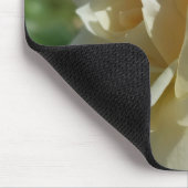 Weiße Rose Mousepad (Ecke)
