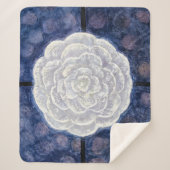 Weiße Rose, Nr. 35 | Anna Cassel | Sherpadecke (Vorderseite)