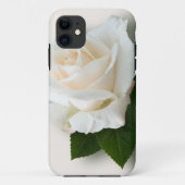 Weiße Rose 'Pascali Case-Mate iPhone Hülle (Rückseite)