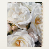 Weiße Rose persönlicher Planer (Rückseite)