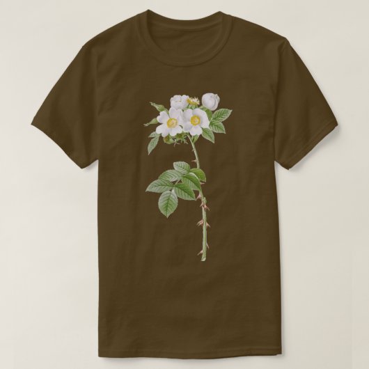 Weiße Rose T-Shirt (Design vorne)