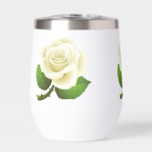 Weiße Rose von Austin (Vorderseite)