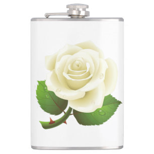 Weiße Rose von Austin Flachmann