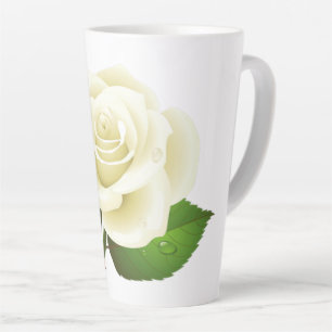 Weiße Rose von Austin Milchtasse