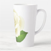 Weiße Rose von Austin Milchtasse (Rechts)