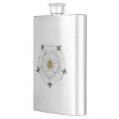 Weiße Rose von York Flachmann (Links)