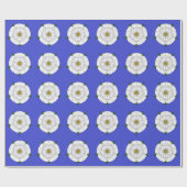 Weiße Rose von York Geschenkpapier (Flach)