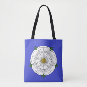 Weiße Rose von York Tasche