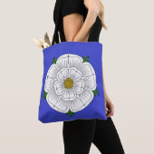 Weiße Rose von York Tasche (Von Nahem)