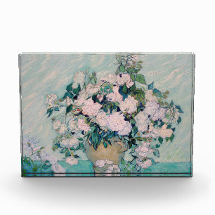 Weiße Rosen-1890-Vincent van Gogh Fotoblock