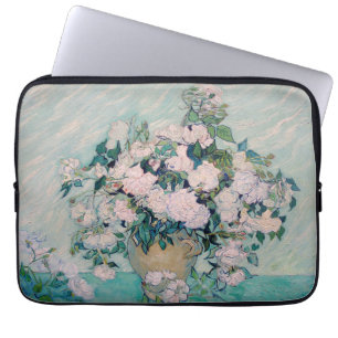 Weiße Rosen-1890-Vincent van Gogh  Laptopschutzhülle