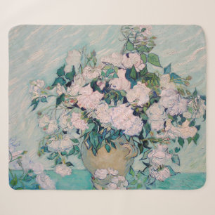 Weiße Rosen-1890-Vincent van Gogh Sherpadecke