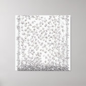 Weiße Rosen A Leinwanddruck (Vorderseite)